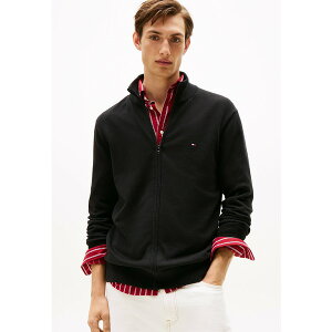 �g�~�[ �q���t�B�K�[ �����Y �j�b�g&�Z�[�^�[ �A�E�^�[ ESSENTIAL ZIP - Cardigan - black