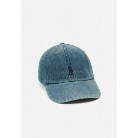 ラルフローレン レディース 帽子 アクセサリー HAT UNISEX - Cap - light wash denim