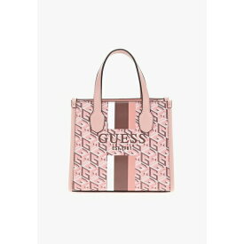 ゲス レディース ハンドバッグ バッグ SILVANA MINI - Handbag - apricot rose logo