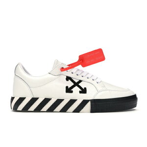 OFF-WHITE �I�t�z���C�g �����Y �X�j�[�J�[ �yOFF-WHITE Vulc Low White Leather FW19�z �T�C�Y US_6(24.0cm) White