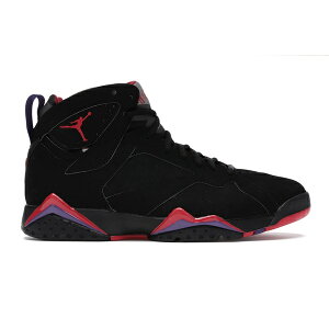Jordan �W���[�_�� �����Y �X�j�[�J�[ �yJordan 7 Retro Raptors (2012)�z �T�C�Y US_12(30.0cm) Black/True Red-Dark Charcoal-Club Purple