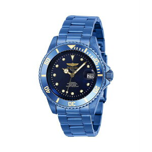 CrN^ Y rv ANZT[ Men's 27750 Pro Diver Automatic 3 Hand Blue Dial Watch Blue
