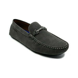 AJf~NX Y Xb|E[t@[ V[Y Men's Weston Slip On Buckle Loafers Gray