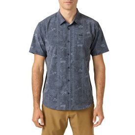 オニール メンズ シャツ トップス Men's Traveler Traverse Short Sleeve Standard Shirt Blue