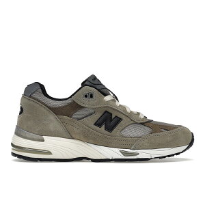 New Balance �j���[�o�����X ���f�B�[�X �X�j�[�J�[ �yNew Balance 991 MiUK JJJJound Grey Olive (Women's)�z �T�C�Y US_5.5(22.5cm) Cobblestone/Covert Green/Black