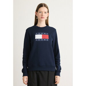 g~[qtBK[ fB[X p[J[EXEFbgVc AE^[ FLAG CREW - Sweatshirt - dark night navy