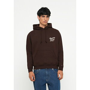g~[qtBK[ Y p[J[EXEFbgVc AE^[ NOVELTY GRAPHIC HOODIE - Sweatshirt - rich brown