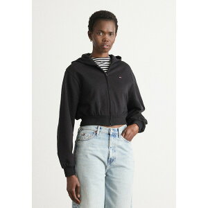 g~[qtBK[ fB[X p[J[EXEFbgVc AE^[ FLAG ZIP - Zip-up sweatshirt - black