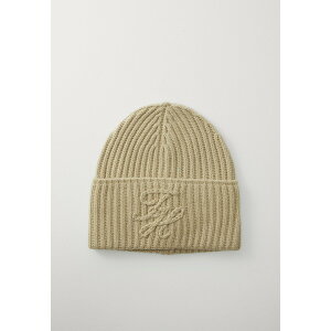 g~[ qtBK[ fB[X Xq ANZT[ ELEVATED SCRIPT BEANIE - Beanie - sandalwood