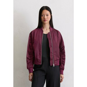}R|[ fB[X WPbgu] AE^[ BLOUSON WELT POCKETS FRONT PLACKET - Bomber Jacket - aubergine red