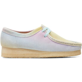 Clarks クラークス レディース スニーカー 【Clarks Originals Wallabee】 サイズ US_W_6W White Blue (Women's)