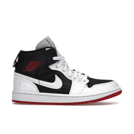 Jordan ジョーダン レディース スニーカー 【Jordan 1 Mid SE Utility】 サイズ US_W_8.5W Canvas White Black Gym Red (Women's)