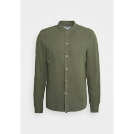 ピア ワン メンズ シャツ トップス Shirt - olive