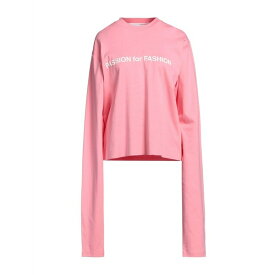 【送料無料】 ジーシーディーエス レディース Tシャツ トップス T-shirts Pink