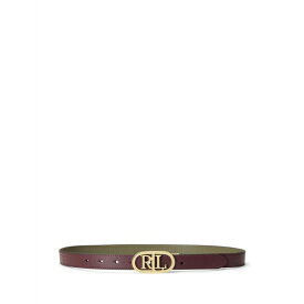 【送料無料】 ラルフローレン レディース ベルト アクセサリー LOGO REVERSIBLE LEATHER BELT Burgundy