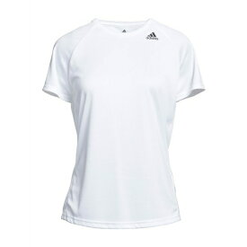 ADIDAS アディダス Tシャツ トップス レディース T-shirts White