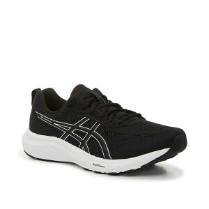 AVbNX Y Xj[J[ V[Y Gel-Contend 9 Running Shoe - Men's Black/White