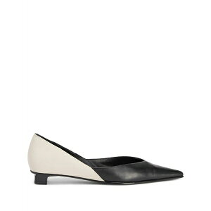 �A�~ ���f�B�[�X �p���v�X �V���[�Y Pointed flat leather pumps Black