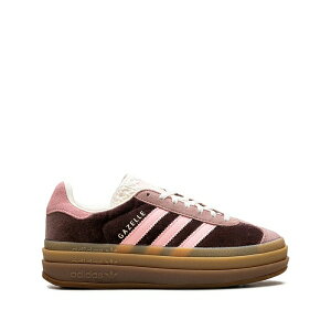 �A�f�B�_�X ���f�B�[�X �X�j�[�J�[ �V���[�Y Gazelle bold shadow brown/warm clay/glow pink sneakers Brown
