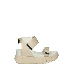 ���i�C�e�b�h�k�[�h ���f�B�[�X �T���_�� �V���[�Y Delta run touch-strap platform sandals Neutrals