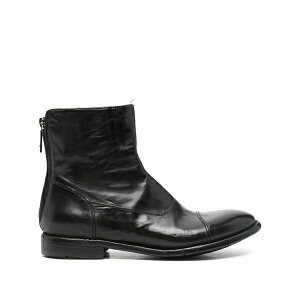 ���}���S ���f�B�[�X �u�[�c �V���[�Y Zip-fastening leather boots Black