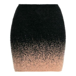 �I�b�g�����K�[ ���f�B�[�X �X�J�[�g �{�g���X Gradient knitted mini skirt Black