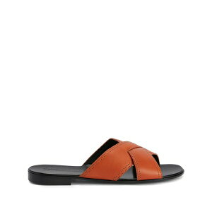 �W���[�b�y�U�m�b�e�B �����Y �T���_�� �V���[�Y Flavio crossed-leather sandals Orange