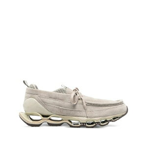 �~�Y�m �����Y �X�j�[�J�[ �V���[�Y Wave prophecy moc suede sneakers Grey