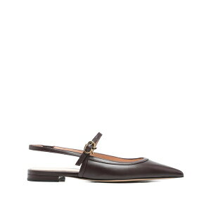 �W�������B�g ���b�V ���f�B�[�X �T���_�� �V���[�Y Buckle-strap pointed-toe flats Red