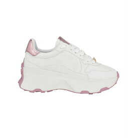 ゲス レディース スニーカー シューズ Women's Calebb Fashion Sneakers White- Manmade