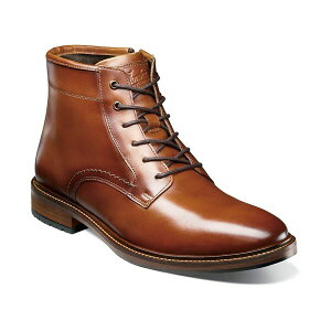 t[VC Y u[c V[Y Men's Forge Plain Toe Lace Up Boot Cognac