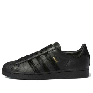 adidas �A�f�B�_�X �����Y �X�j�[�J�[ �yadidas Kader Sylla x Superstar ADV 'Monochrome Black' GX7172�z �T�C�Y US_11(29.0cm)