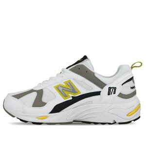 New Balance �j���[�o�����X �����Y �X�j�[�J�[ �yNew Balance 878 'White Yellow Black Grey' CM878TCA�z �T�C�Y US_7(25.0cm)