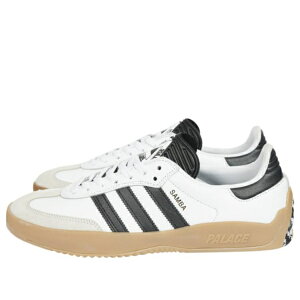 adidas �A�f�B�_�X �����Y �X�j�[�J�[ �T���o �yadidas x Palace Puig Samba 'White Black' HQ6098�z �T�C�Y US_6.5(24.5cm)