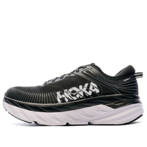 HOKA ONE ONE �z�J�I�l�I�l �����Y �X�j�[�J�[ �yHOKA ONE ONE Bondi 7 'Black White' 1110518-BWHT�z �T�C�Y US_8.5(26.5cm)