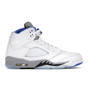 Jordan �W���[�_�� �����Y �X�j�[�J�[ �yJordan 5 Retro White Stealth (2021)�z �T�C�Y US_8.5(26.5cm) White/Stealth- Black-Hyper-Royal