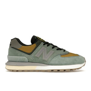 New Balance �j���[�o�����X �����Y �X�j�[�J�[ �yNew Balance 574 Legacy Stone Island Light Green�z �T�C�Y US_M_14 Light Green/Mustard Gold