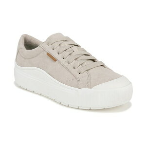 hN^[EV[ fB[X Xj[J[ V[Y Women's Time Off Lace Up Platform Sneakers Oyster Brown Fabric