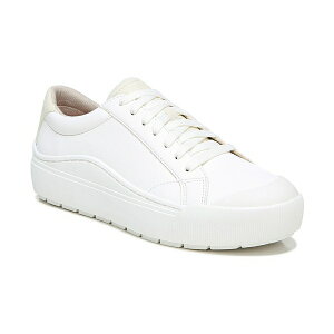 hN^[EV[ fB[X Xj[J[ V[Y Women's Time Off Lace Up Platform Sneakers White Faux Leather