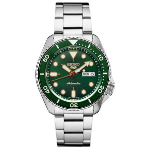 ZCR[ Y uXbgEoOEANbg ANZT[ Men's Automatic 5 Sport Stainless Steel Bracelet Watch 40mm Green