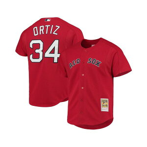 �~�b�`�F��&�l�X �����Y �V���c �g�b�v�X Men's David Ortiz Red Boston Red Sox Cooperstown Collection Mesh Batting Practice Jersey Red