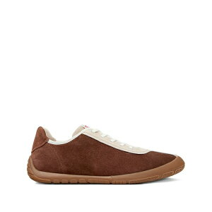 �J���y�[�� �����Y �X�j�[�J�[ �V���[�Y Peu path suede-panel sneakers Brown