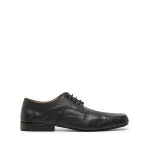 �}�[�V���� �����Y �h���X�V���[�Y �V���[�Y Naso square-toe derby shoes Black
