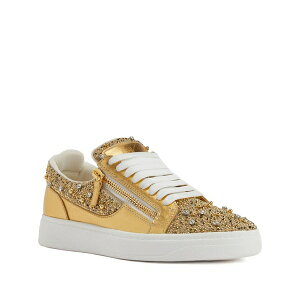 �W���[�b�y�U�m�b�e�B �����Y �X�j�[�J�[ �V���[�Y Embellished zip low-top sneakers Yellow
