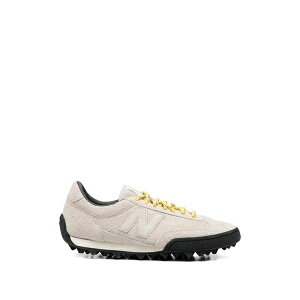 �j���[�o�����X �����Y �X�j�[�J�[ �V���[�Y Gator run ogo-patch lace-up sneakers Neutrals