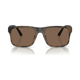 ラルフローレン メンズ サングラス・アイウェア アクセサリー Men's Sunglasses, PH4195U Matte Brown Havana