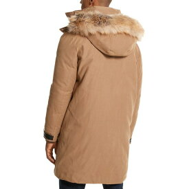 マイケルコース メンズ ジャケット＆ブルゾン アウター Men's Faux-Fur-Trim Hooded Parka Dark Camel