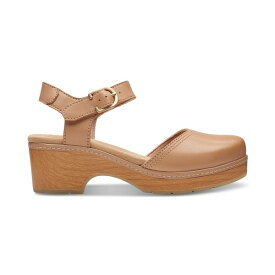 クラークス レディース サンダル シューズ Paizlee Bay Clog-Style Block Heel Platform Shoes Natural Le