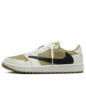 Air Jordan W[_ Y Xj[J[ Neutral Olive/Black/Sail/Light Lemon Twist/Baroque Brown/White yAir Jordan 1 Low Golf x Travis Scott 'Olive' FZ3124-200z TCY US_M_3.5