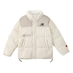 New Balance j[oX Y Xj[J[ yNew Balance Winter Windproof Outdoor Down Jacket 'White Black' NPA44013-IVz TCY US_M_XL